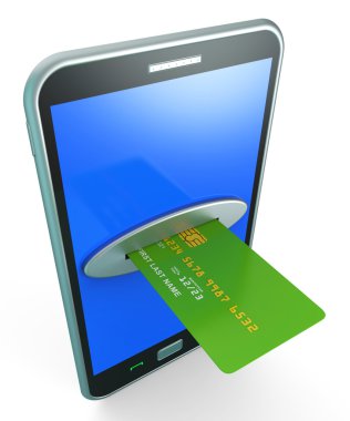 Kredi kartı Online perakende satış ve Web gösterir