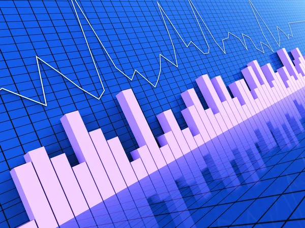Grafisk figur rapporten representerar Information om statistik och statistiska — Stockfoto