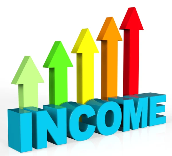 Increase Income Represents Advance Hiring And Growing — Stock Photo, Image