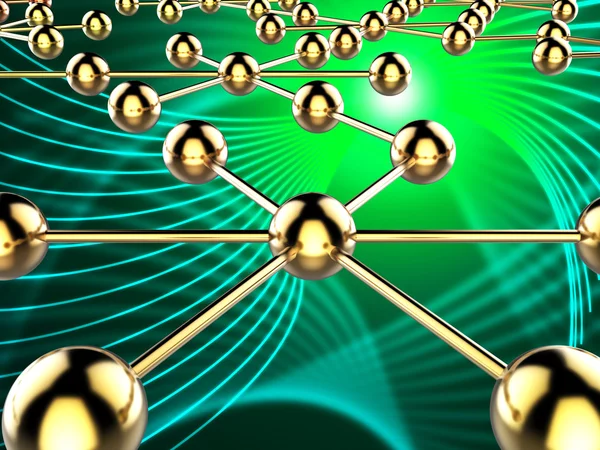 Connected Network Indicates Global Communications And Computer — Stock Photo, Image