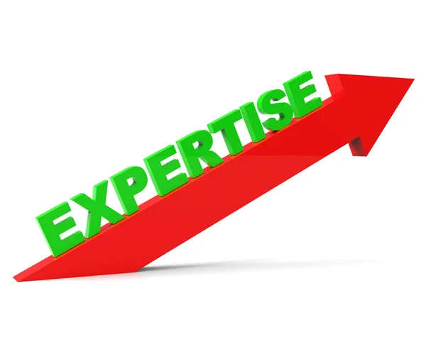 Increase Expertise Indicates Skills Progress And Advance — Stock Photo, Image