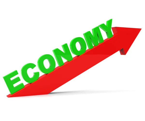 Improve Economy Represents Improvement Plan And Advance — Stock Photo, Image