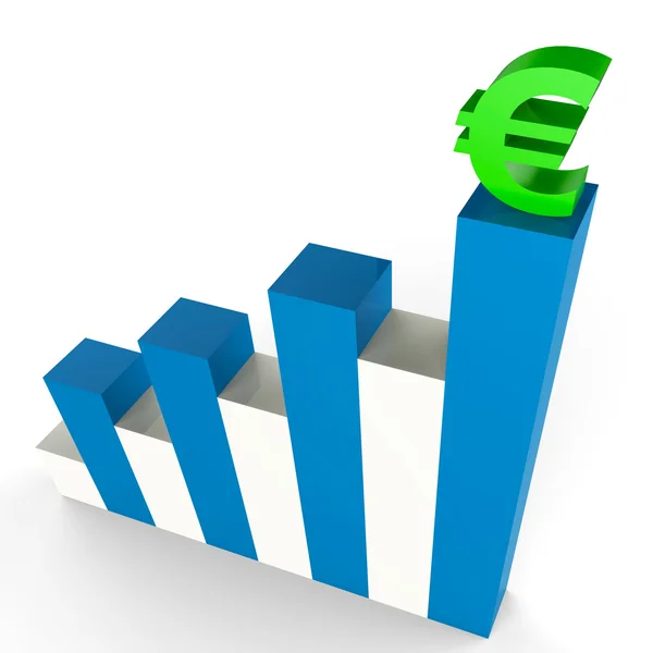 Euro ganancia indica informe financiero y avance —  Fotos de Stock