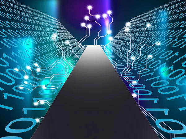 Digitale pad vertegenwoordigt Hi Tech en Computer — Stockfoto