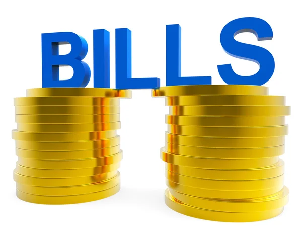 Increase Bills Shows Prosperity Finance And Upward — Stock Photo, Image