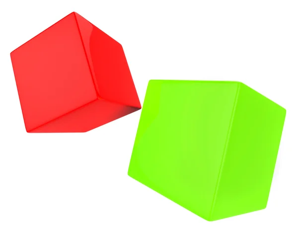 Dice Blocks Indicates Blank Space And Bet — Stock Photo, Image