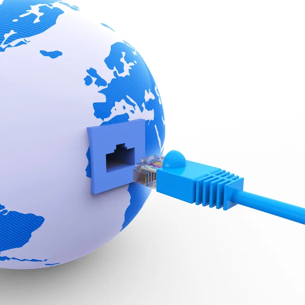 Worldwide Connection Shows Global Communications And Web Stock Image