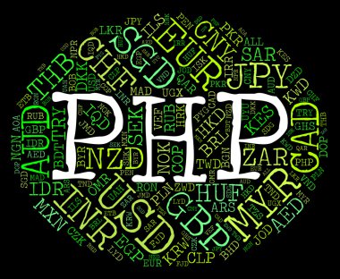 Forex ticaret ve Broker PHP para birimini gösterir