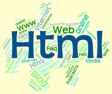 World Wide Web ve kod HTML Word belirtir
