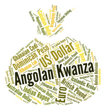 Döviz kuru ve Aoa Angola Kwanza gösterir