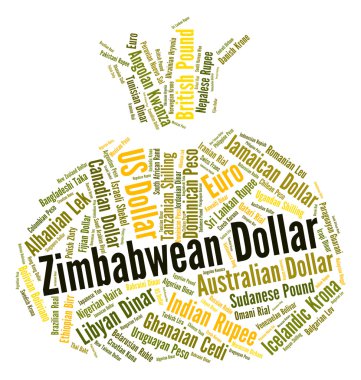 Zimbabve Doları Forex ticaret ve para birimi gösterir
