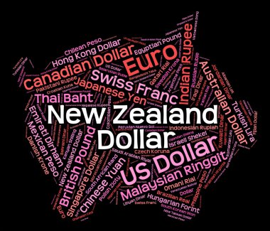 New Zealand Dollar Indicates Forex Trading And Coin