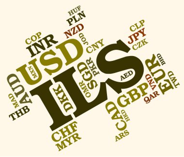 ILS para birimi anlamına gelir İsrail Şekeli ve banknot