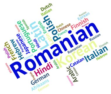 İletişim lehçesi ve uluslararası Romanya Dil gösterir
