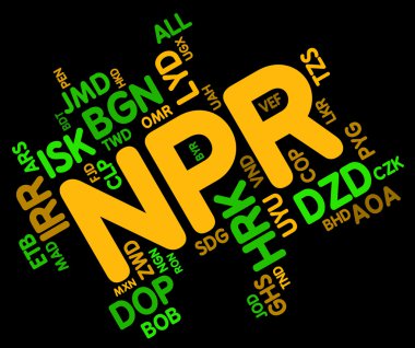 Nepal rupi ve Broker NPR para birimi gösterir