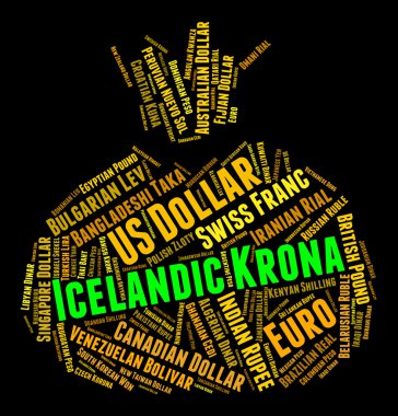 İzlanda Kronu Forex ticaret ve banknot temsil eder