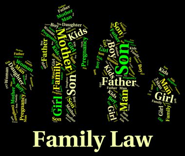 Family Law Represents Blood Relation And Attorney clipart