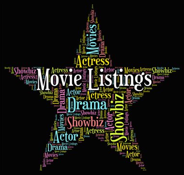 Film listeleri gösterir Hollywood film ve kataloglar