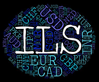 ILS para birimi anlamına gelir İsrail Şekeli ve Fx