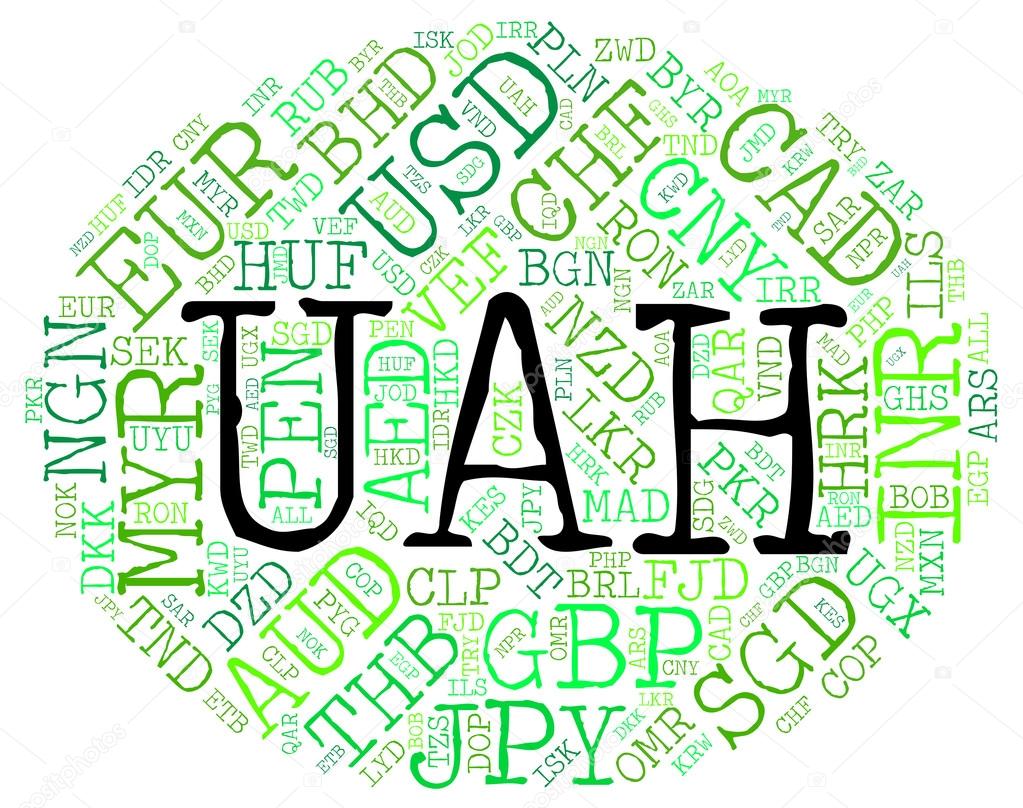 Uah Currency Indicates Foreign Exchange And Currencies