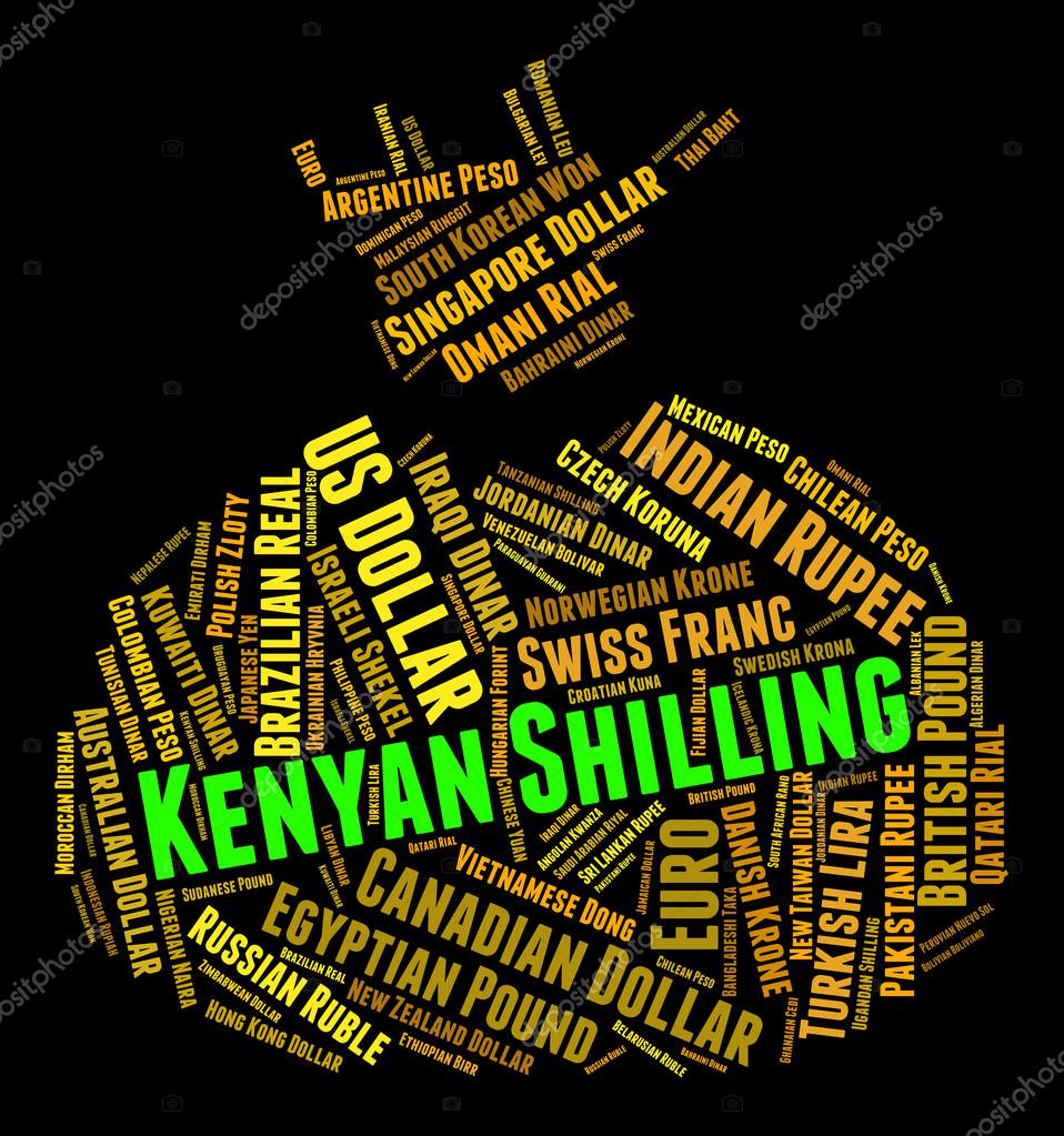 Kenyan Shilling Represents Foreign Currency And Forex Stock Photo - 