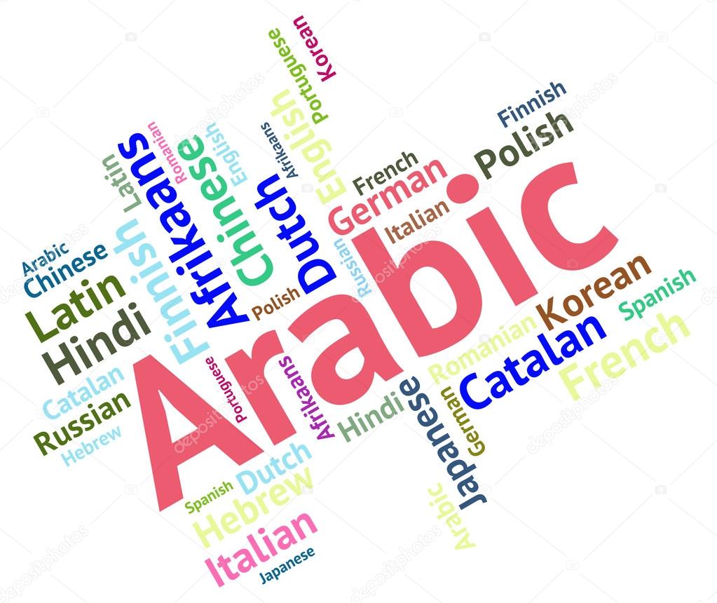 Arabic Language Means Lingo Communication And Arabia