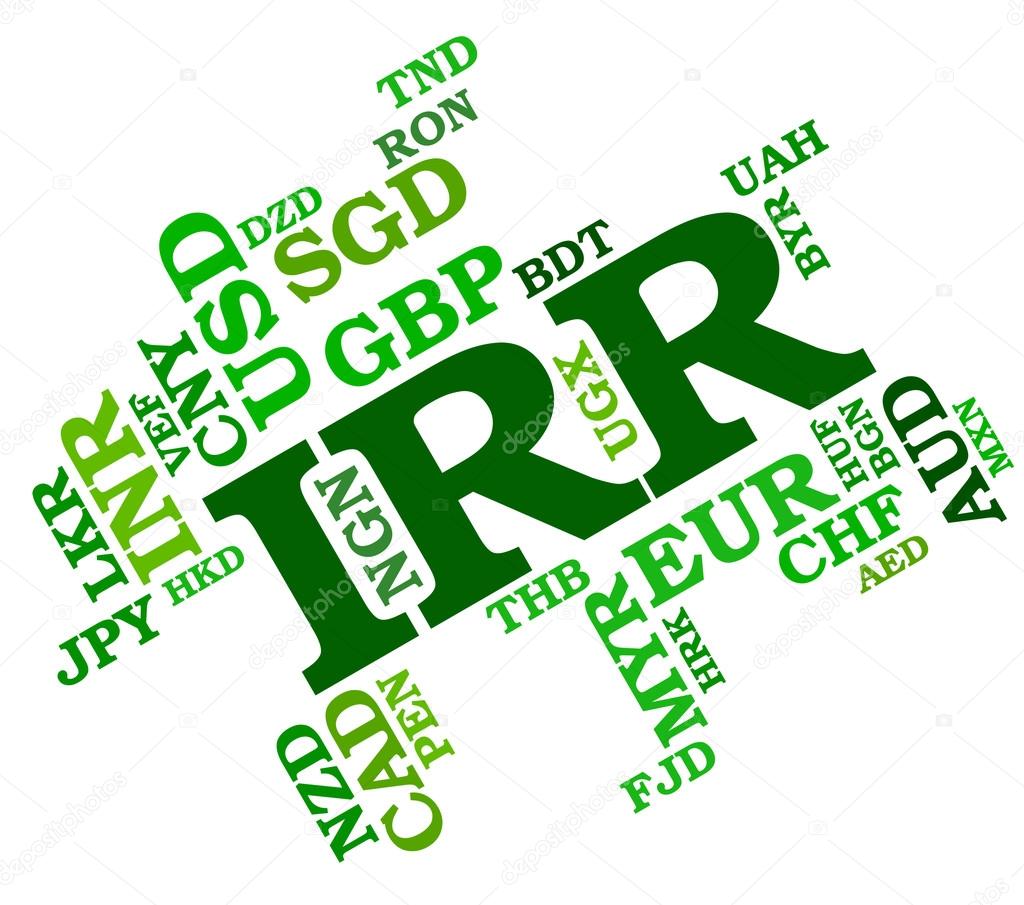 Irr Currency Means Iran Rial And Broker Stock Photo C Stuartmiles - 