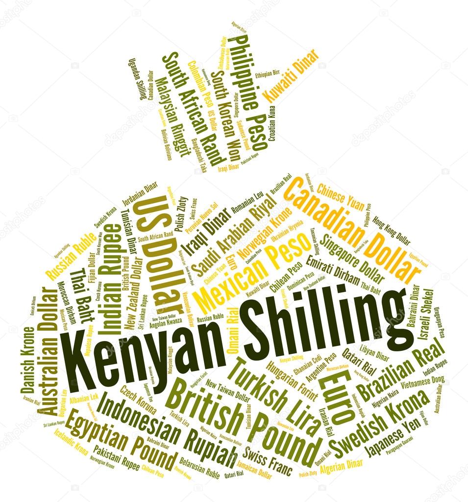 Kenyan Shilling Indicates Forex Trading And Foreign Stock Photo - 