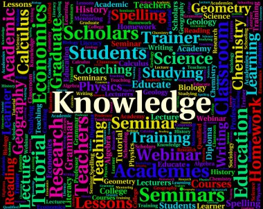 Bilgi Word bilge uzmanlık ve kelimeleri gösterir