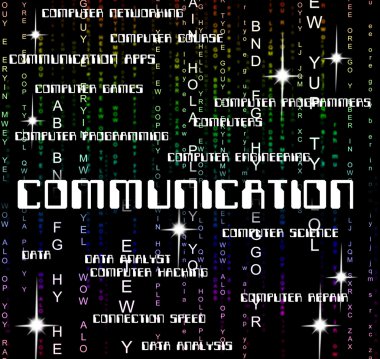 Ağ kelime ve tartışma iletişim Word belirtir