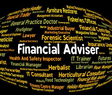 Financial Adviser Means Trading Job And Accounting clipart