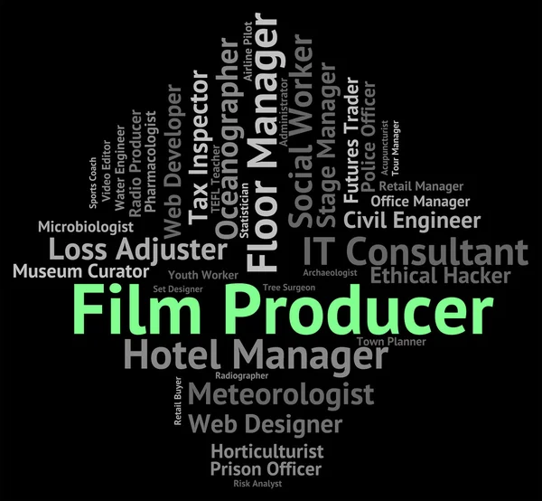 Film Producer Represents Productions Karyawan dan Karir — Stok Foto