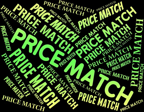 Cena Match stanowi koszt pobity i stawki — Zdjęcie stockowe