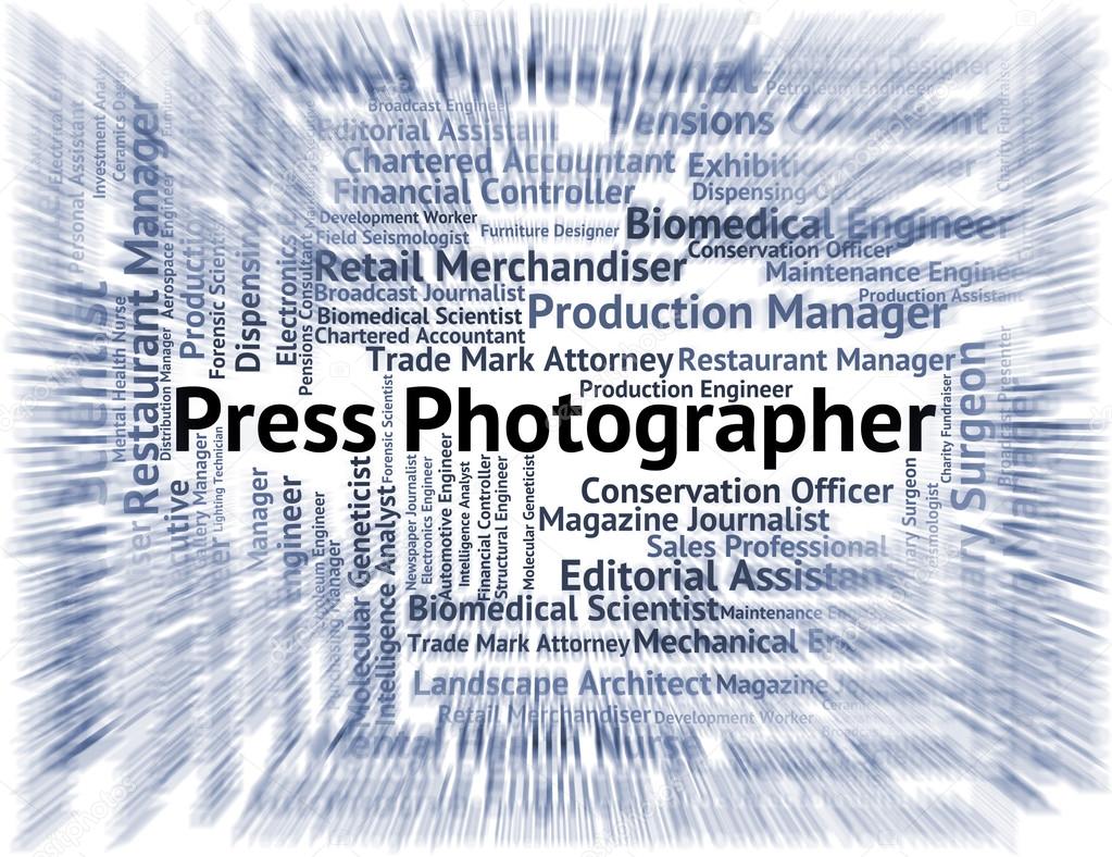 Press Photographer Shows Investigative Journalist And Commentato