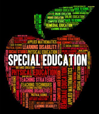 Special Education Shows Slow Learning And Develop clipart