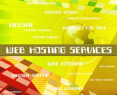 Web Hosting Services Shows Help Desk And Assistance