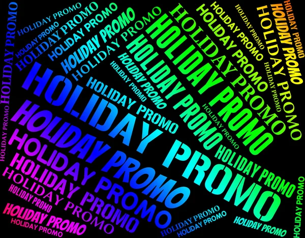 Holiday Promo Indica Go On Leave E Economici — Foto Stock