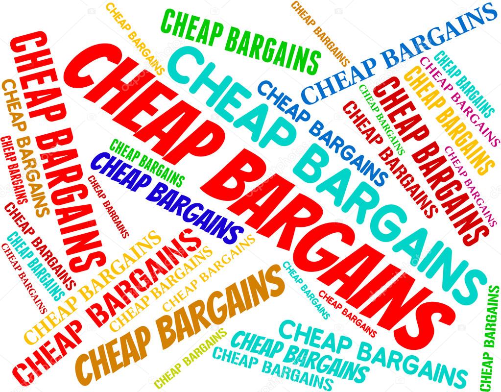 Cheap Bargains Means Special Offer And Discounts