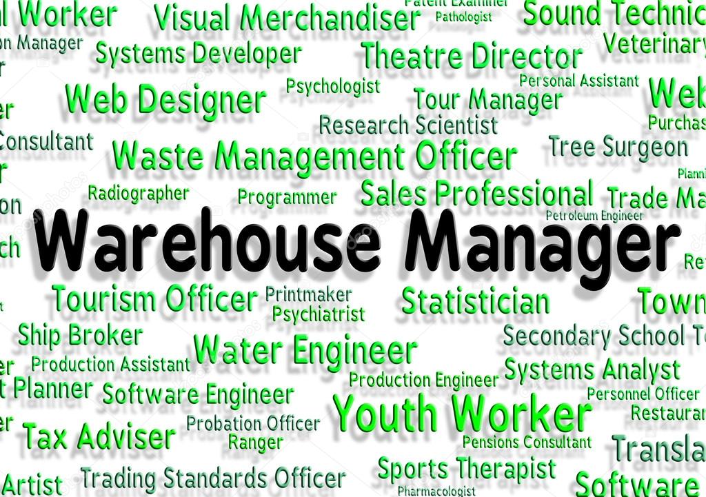 Warehouse Manager Represents Chief Managing And Principal