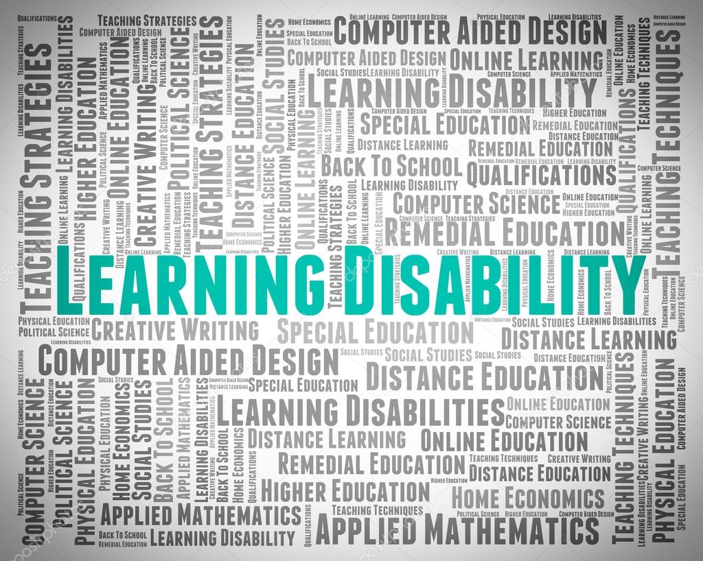 Learning Disability Words Indicates Special Needs And Text