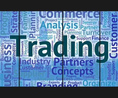 Trading Word Shows Trade Text And Wordclouds
