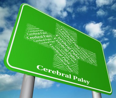 Cerebral Palsy Shows Ill Health And Ailment clipart