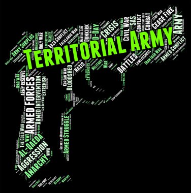 Territorial Army Represents Military Action And Tavr