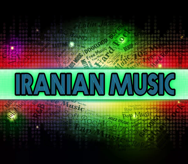 Iranian Music Represents Sound Track And Persia — ストック写真