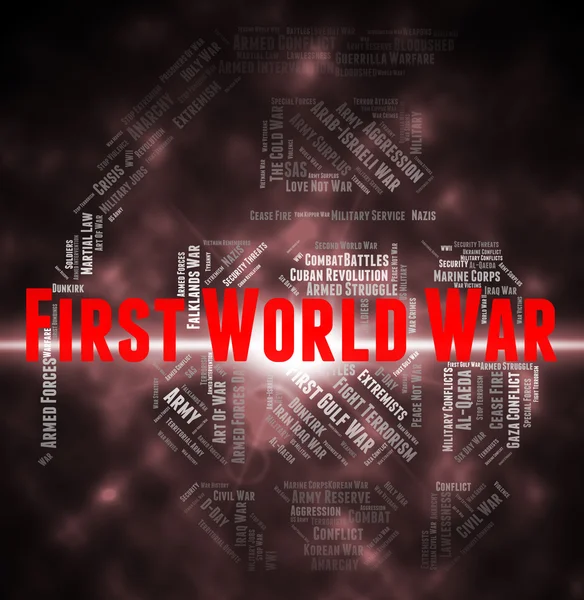 First World War Indicates Triple Alliance And Europe — Φωτογραφία Αρχείου