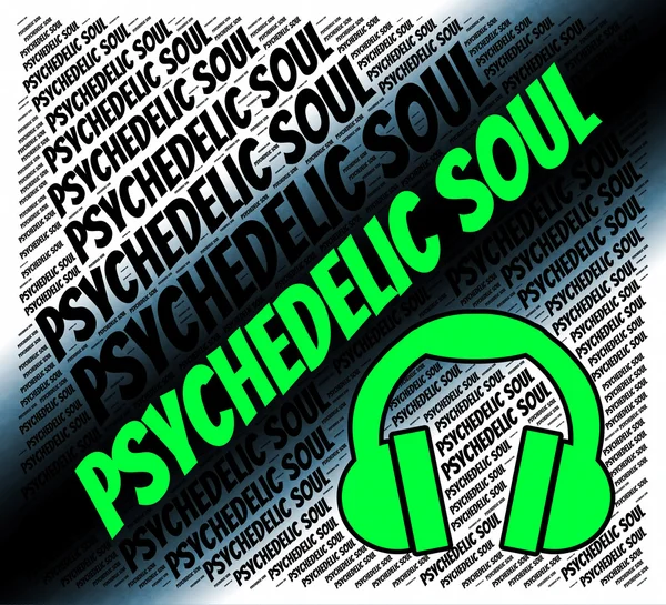 Psychedelic Soul Representa Música e Acústica do Evangelho Americano — Fotografia de Stock