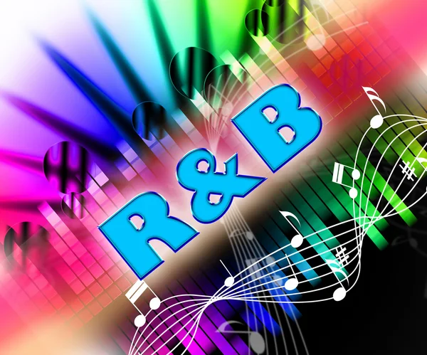 Ritmo e Blues mostra trilha sonora e acústica — Fotografia de Stock