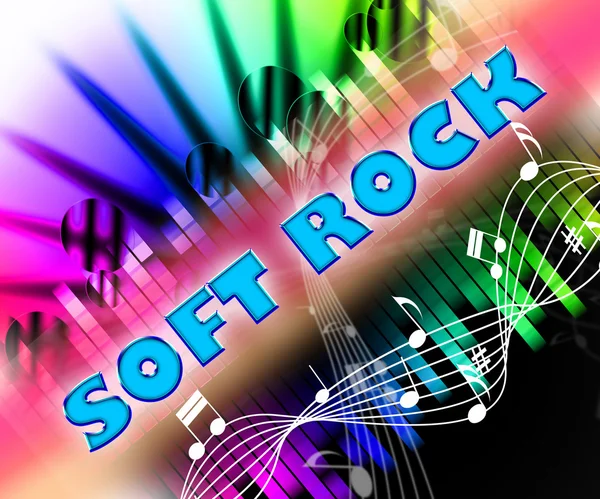 Soft Rock Shows Sound Track And Light — ストック写真
