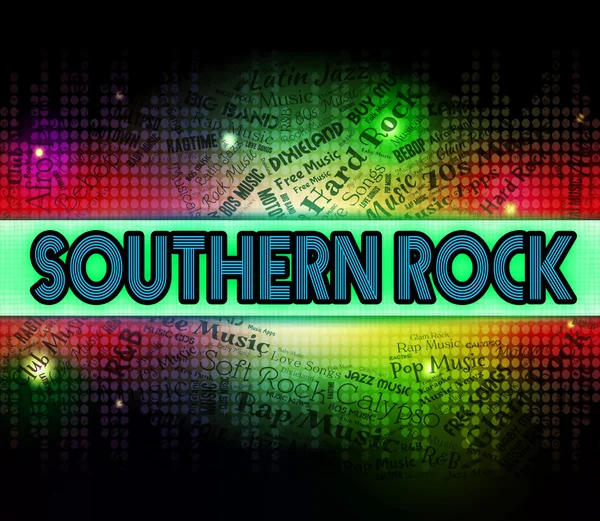 Southern Rock вдохновляет кантри-музыку и рэп — стоковое фото
