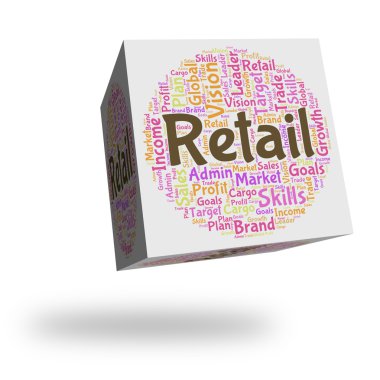 Perakende kelime Satıyoruz kelime ve ticaret anlamına gelir